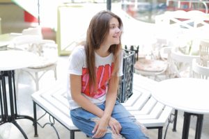 肩を正せばお腹が動く