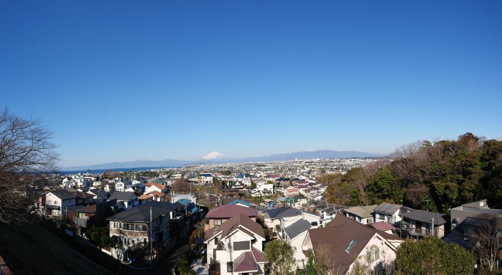 スマホでパノラマ富士