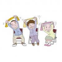 座ってできるヨガ体操