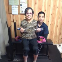 最高齢９１才で加圧トレーニング