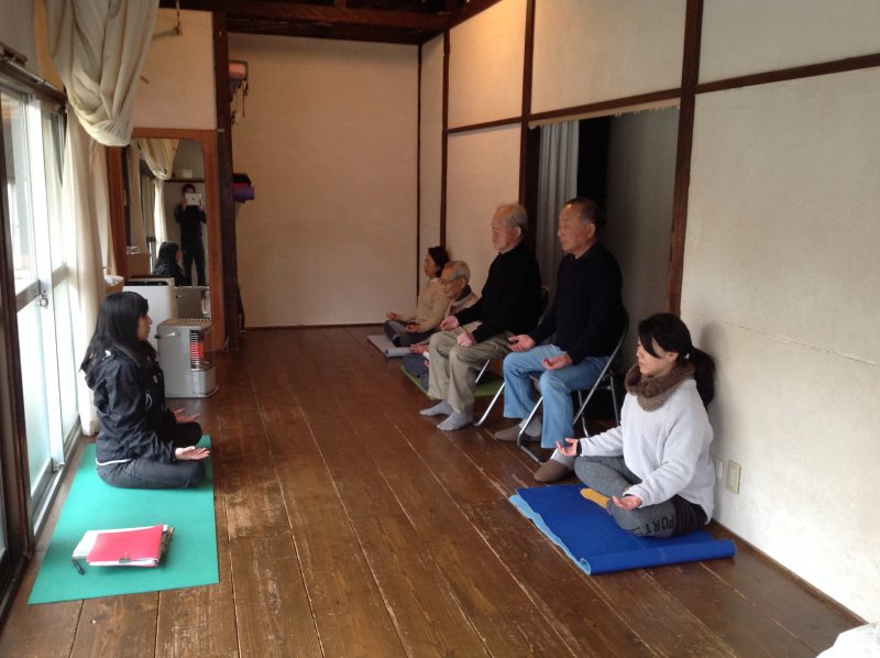 瞑想教室の様子