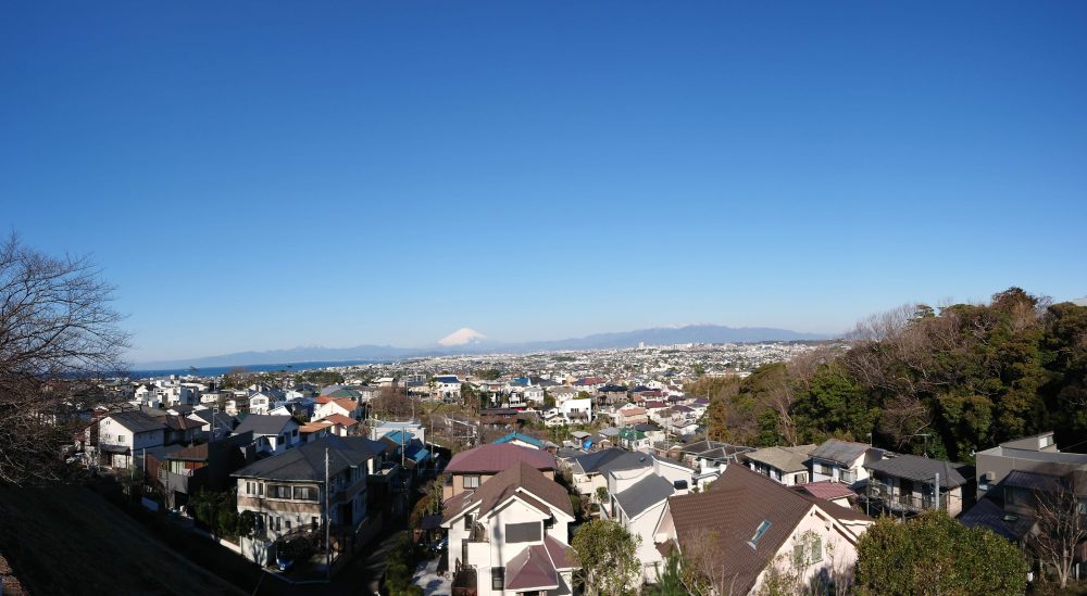 スマホでパノラマ富士