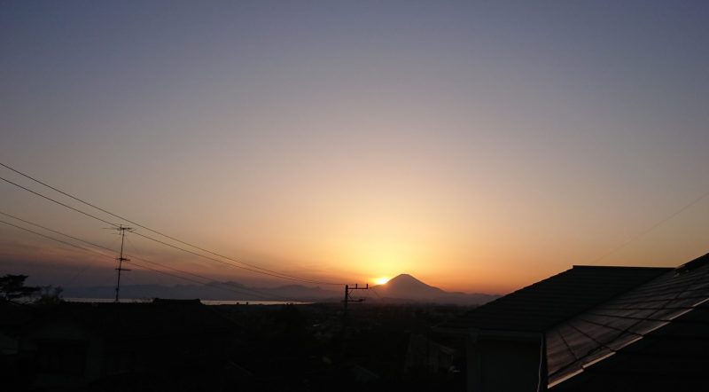 藤沢もうすぐダイアモンド富士