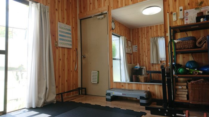 トレーニングは個室