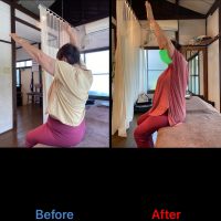 加圧トレーニング：６０代女性肩痛の場合