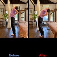 加圧トレーニング後屈