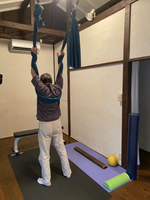 加圧トレーニング症例70代男性