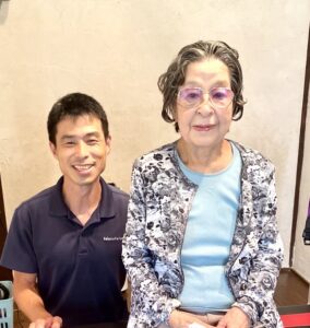 最年長者様のトレーニング