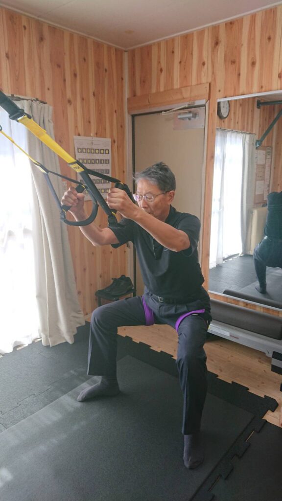 山内滋夫様トレーニング2